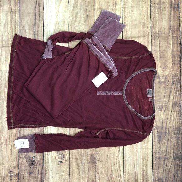 MAKE + MODEL LONG Sleeves Thermal Pajama set Nordstrom - Picture 3 of 8